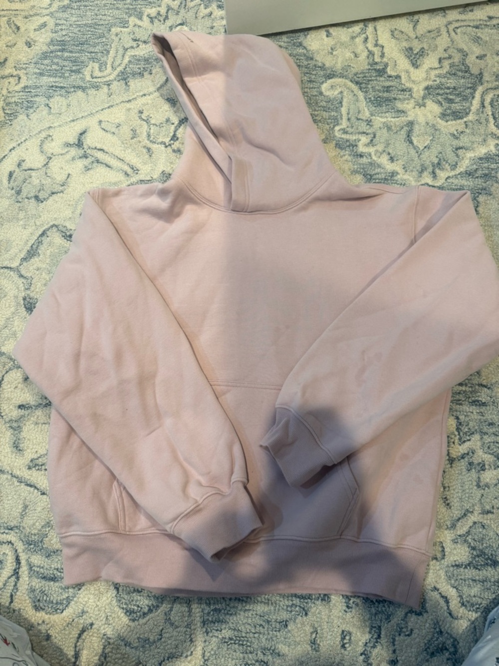 Aritzia Light Pink Pullover Hoodie